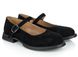 Туфлі Mary Jane замшеві, Чорний, 36, 23 см