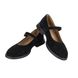 Туфли Mary Jane замшевые, Черный, 36, 23 см