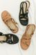 Черные римские сандали, Черный, 36, 23 см