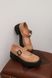 Туфлі мері джейн в карамельному лаці, Бежевий, 37, 24 см