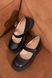 Туфли мэри джейн черные, Черный, 39, 25,5 см