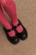 Туфли мэри джейн черные, Черный, 39, 25,5 см