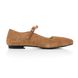 Туфли Mary Jane в светло-коричневой замше, Коричневый, 37, 24 см