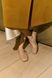 Балетки Mary Jane бежевые, Бежевый, 36, 23,5 см