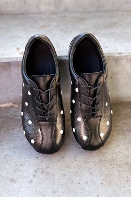 Анатомические кеды Simone Black Polka Dot фото