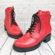 Ботинки красные, Красный, 37, Байка