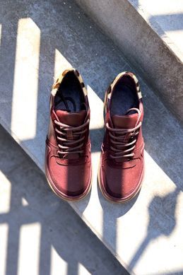 Barefoot кеди Arven Burgundy Leopard фото