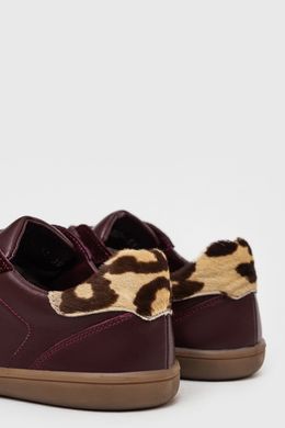 Barefoot кеди Arven Burgundy Leopard фото