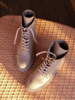 Combat boots бежевые фото