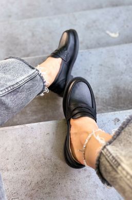 Классические лоферы Enzo Black Leather фото