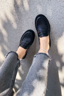 Классические лоферы Enzo Black Leather фото