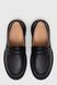 Классические лоферы Enzo Black Leather, Черный, 36, 23,5 см