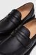 Классические лоферы Enzo Black Leather, Черный, 36, 23,5 см