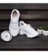 Білі кросівки з перфорацією, Білий, 38, 24,5 см