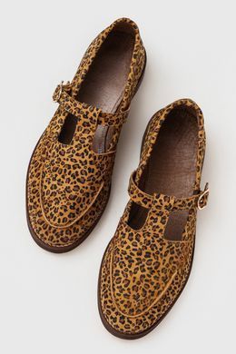 T-Bar лофери Leonie Leopard Suede фото