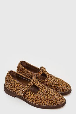 T-Bar лофери Leonie Leopard Suede фото