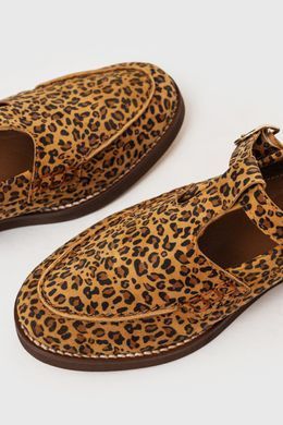 T-Bar лофери Leonie Leopard Suede фото