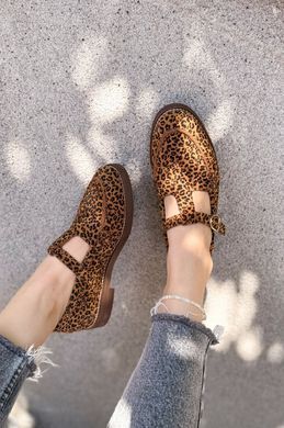 T-Bar лофери Leonie Leopard Suede фото