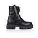 Combat boots черные, Черный, 36, Мех, 23,5 см
