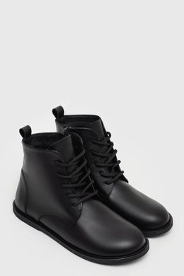 Анатомічні черевики Kaira Black Leather фото