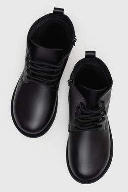 Анатомічні черевики Kaira Black Leather фото