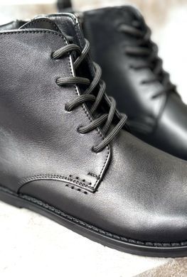 Анатомічні черевики Kaira Black Leather фото