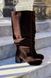 Замшеві чоботи Estelle Dark Chocolate, Коричневий, 36, Байка, 23,5 см