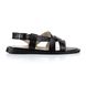 Черные римские сандали, Черный, 36, 23 см