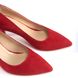 Лодочки kitten heels, Красный, 37, 24 см