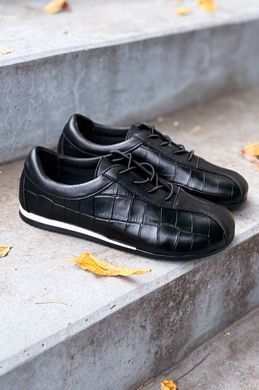 Анатомічні кеди Simone Black Croco фото