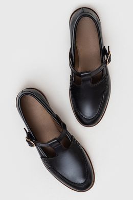 T-Bar лоферы Leonie Black Leather фото