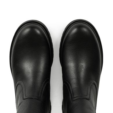 Ботинки черные на цигейке фото