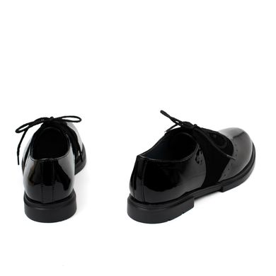Туфли из черного лака фото