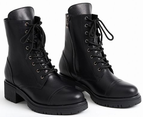 Combat boots чорні фото