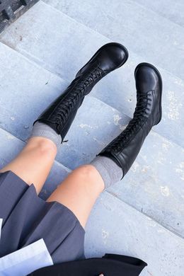 Анатомічні чоботи Darcy Black Leather фото