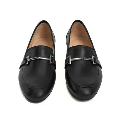 Туфлі з пряжкою чорні фото