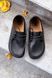 Анатомічні туфлі Edda Black Leather, Чорний, 37, 24 см