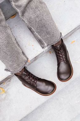 Анатомические ботинки Kaira Chocolate Leather фото