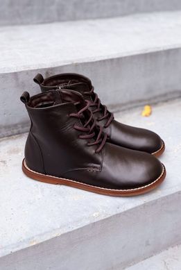 Анатомические ботинки Kaira Chocolate Leather фото