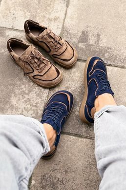 Анатомічні кеди Marlen Navy Camel фото