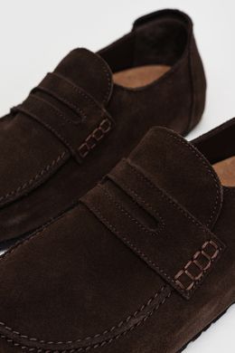 Анатомічні мокасини Astrid Chocolate Suede фото