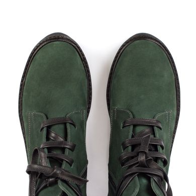 Ботинки зеленые женские фото