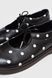 Анатомические балетки Gisele Black Polka Dot, Черный, 37, 24 см