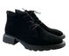 Классические замшевые ботинки, Черный, 36, Флис, 23,5 см