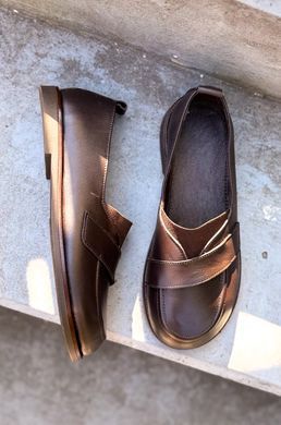 Анатомічні лофери Margo Chocolate Leather фото