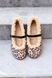 Анатомические балетки Bonnie Leopard Mouton, Бежевый, 36, Мех, 23,5 см