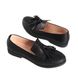 Чорні туфлі з тисненням, Чорний, 37, 24 см