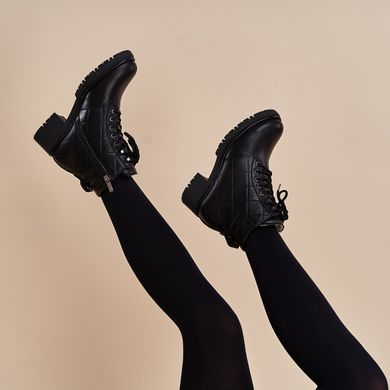 Ботинки зимние черные фото