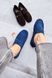 Жіночі топсайдери Matisse Blue Suede, Синій, 37, 24 см
