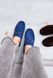 Жіночі топсайдери Matisse Blue Suede, Синій, 37, 24 см